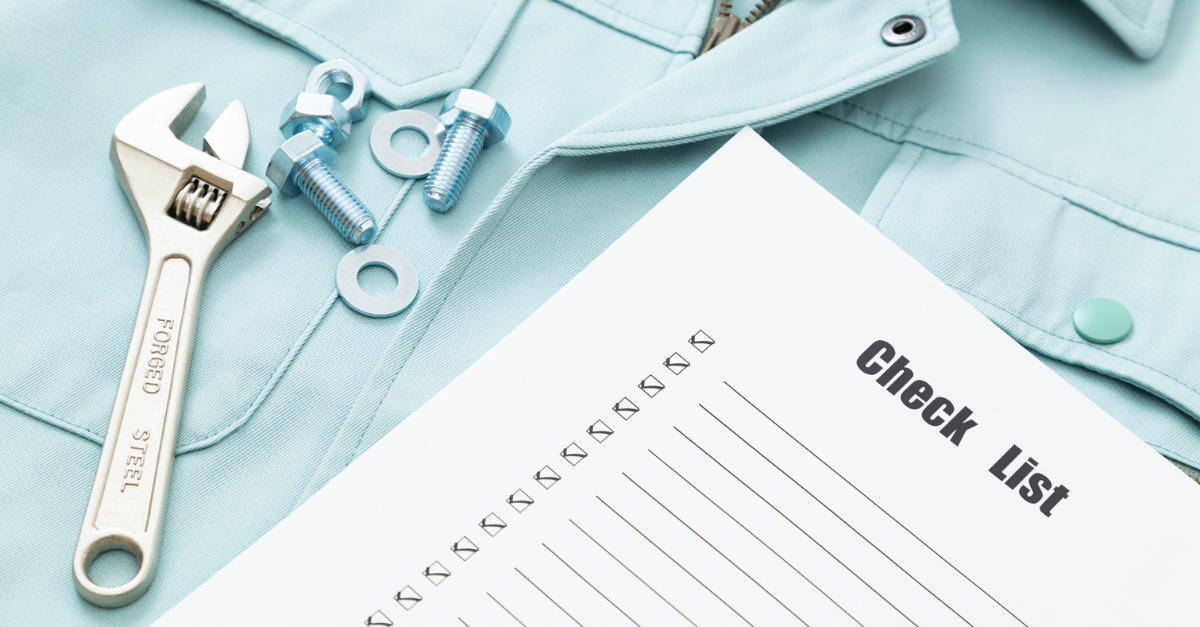 Checklist de mantenimiento industrial para planificar el año 2026 en una planta industrial